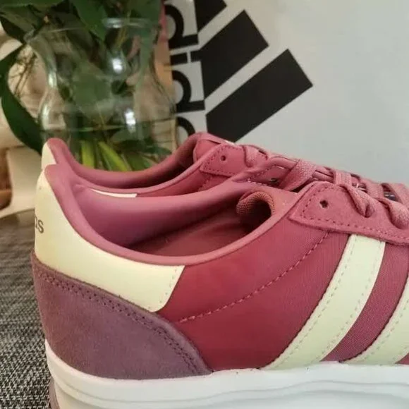 adidas Run 70s 2.0 Nylon/Suede Active Sport Gym Trainer~IH8598~Wonder Red/Yellow - Picture 7 of 11